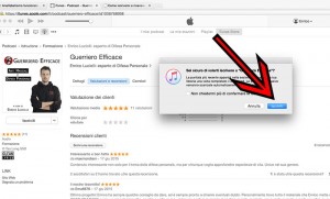 podcast itunes conferma iscrizione